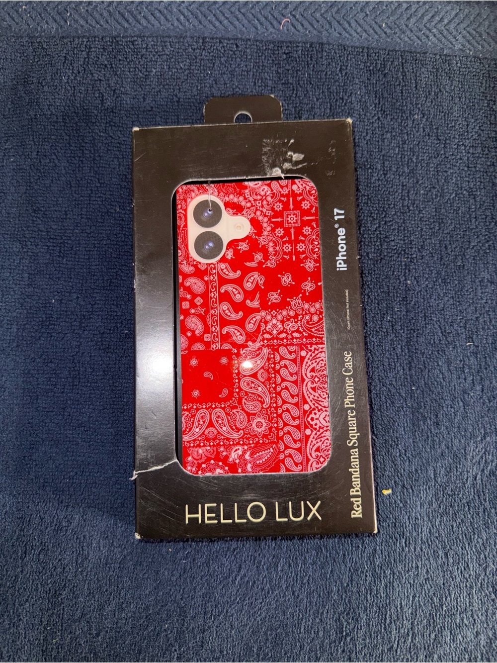 Red Bandana iPhone 17 Case